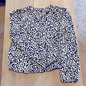 Cropped cheetah shirt